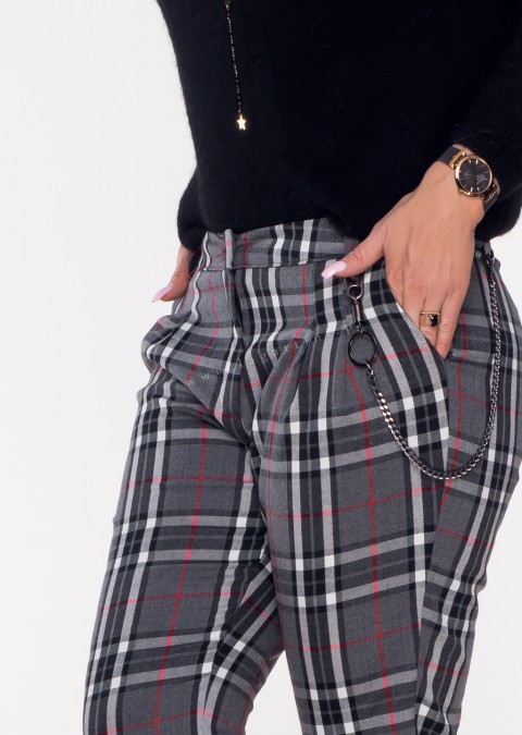 Włoskie spodnie by VERONICA beige/black