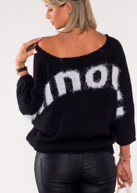 Sweterek MINOUU BEAUTIFUL czarny