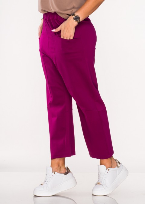Włoskie spodnie BOYFRIEND BARI 2 pitaya /10204
