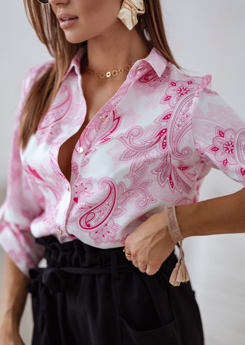 Koszula PAISLEY EMG różowa